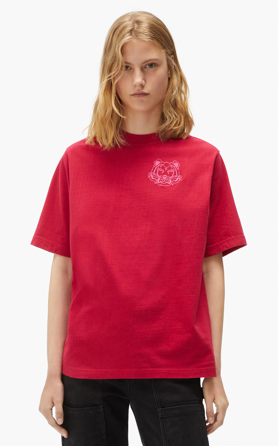 Kenzo RE/relaxed casual T Shirt Dam | 02469-OFJH